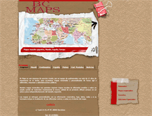Tablet Screenshot of mapas-sobremesa-murales.com